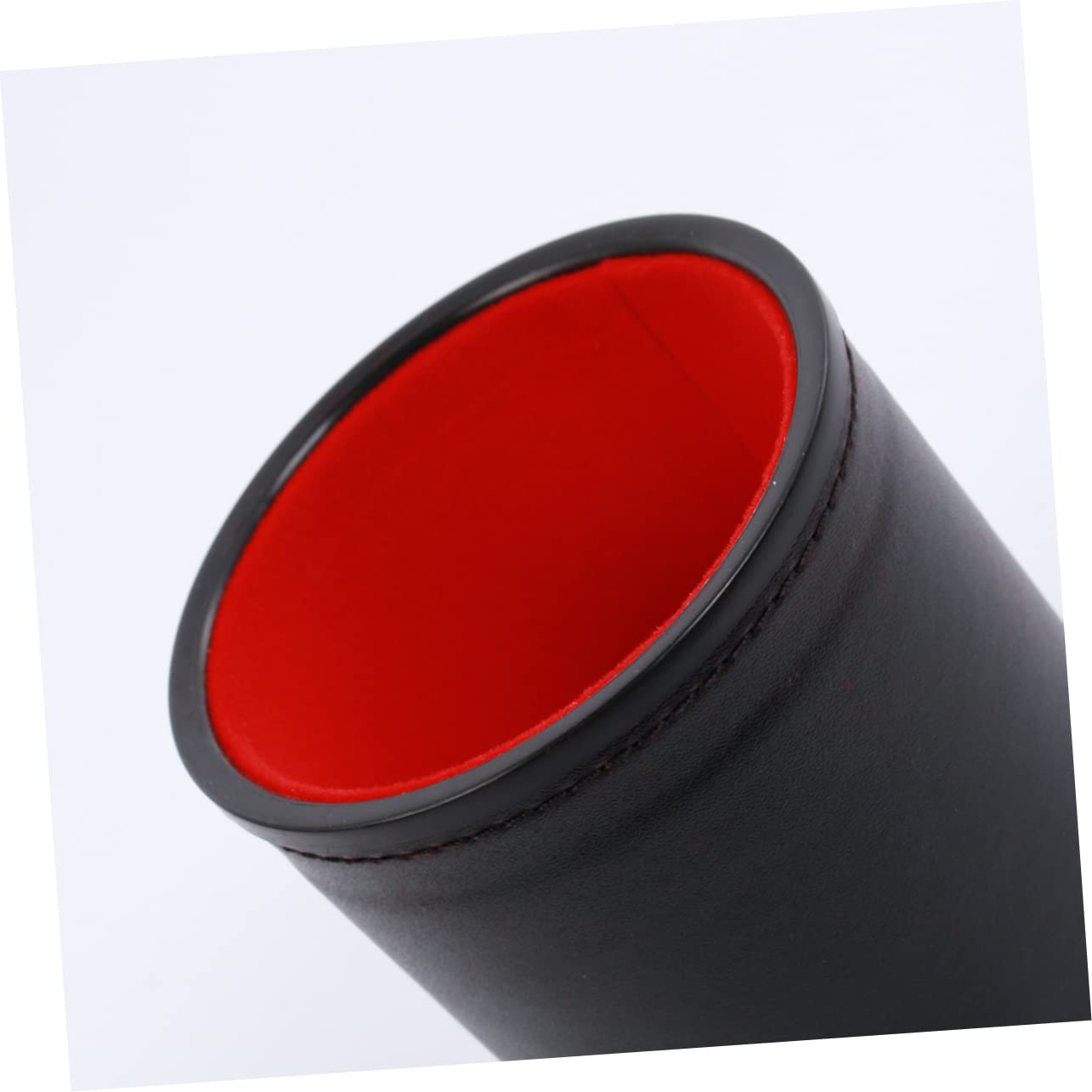 Abaodam 3sätze Pu-Leder Würfelbecher Mit PVC-würfeln Leiser Dice Cup Für Bar Und Familienspiele Für Camping Und Partys Robustes Design Schwarz