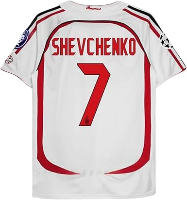  サッカー アンドリー・シェフチェンコのTシャツ ACミラン Amazon.co.jp: [RWRAPS] アンドリー・シェフチェンコ ユニフォーム AC