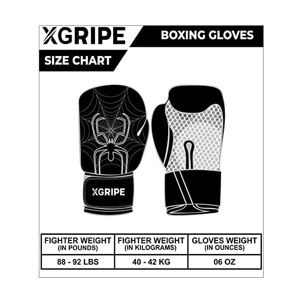 XGRIPE's Kids Set Matte Flex Leather Punching Bag, Boxing Gloves, Semi Elastic Hand Wraps and PVC Coated Jumping Rope, Boxing MMA Kickboxing Training Workout (Black, 4FT)