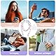 agogue 2Stück Mehrfarbige Handykette Perlen Handyband Zum Umhängen,Handykette Universal Handy Kette,Handyanhänger mit 3StückTransparent Patch Handykette Kurz,Handykette Bunt Handy Kette Perlen