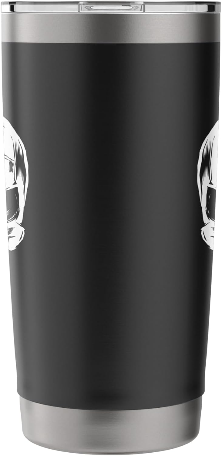 Marvel The Punisher Broken Skull Symbol Stainless Steel Insulated Tumbler - Image 4