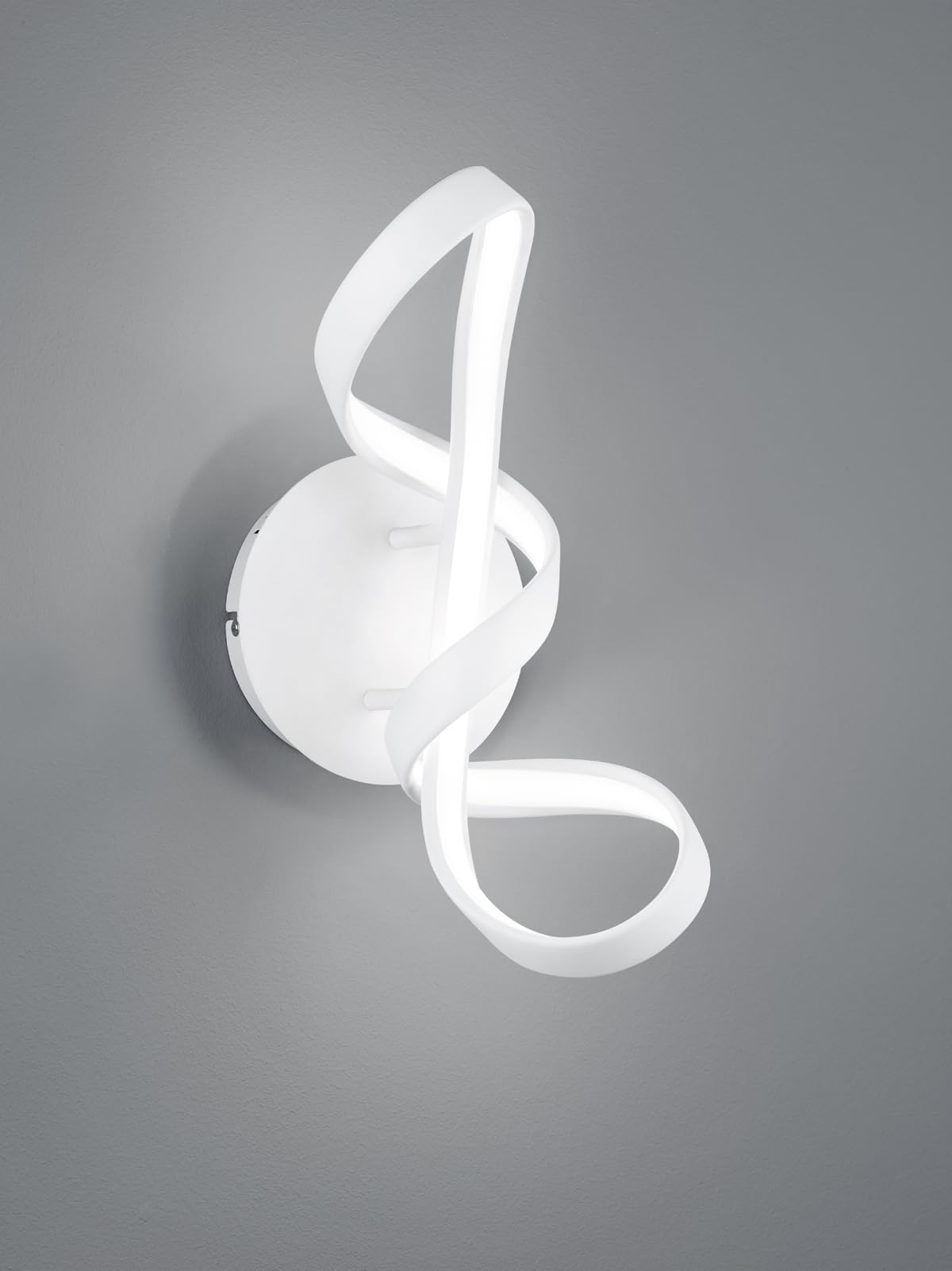 Reality Leuchten lampa ścienna LED Perugia R27091131, metal biały matowy, w zestawie 18 W LED, przełącznik ściemniacza