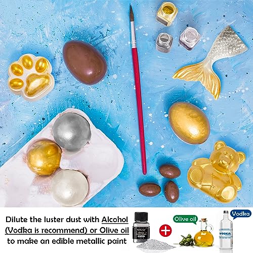 image for NiHome Edible Food-Grade Glimmer Powder Glitter Luster Dust Food Decor