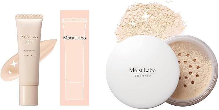 Moist Lab BB Essence Cream, Shiny Beige, 1.1 oz 30 g, SPF50 PA+++ High Moisturizing/Pore Coverage, Made in Japan