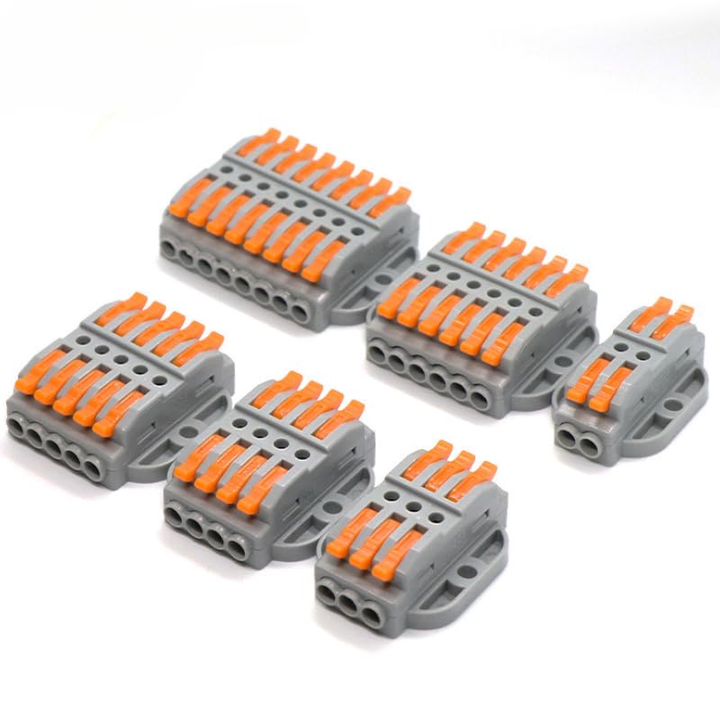 Wire Connectors 223-2 Docking Cable Conectors Fast Wiring Compact Conductors Push-in Terminal Block LED 2-30PIN(223-30P)