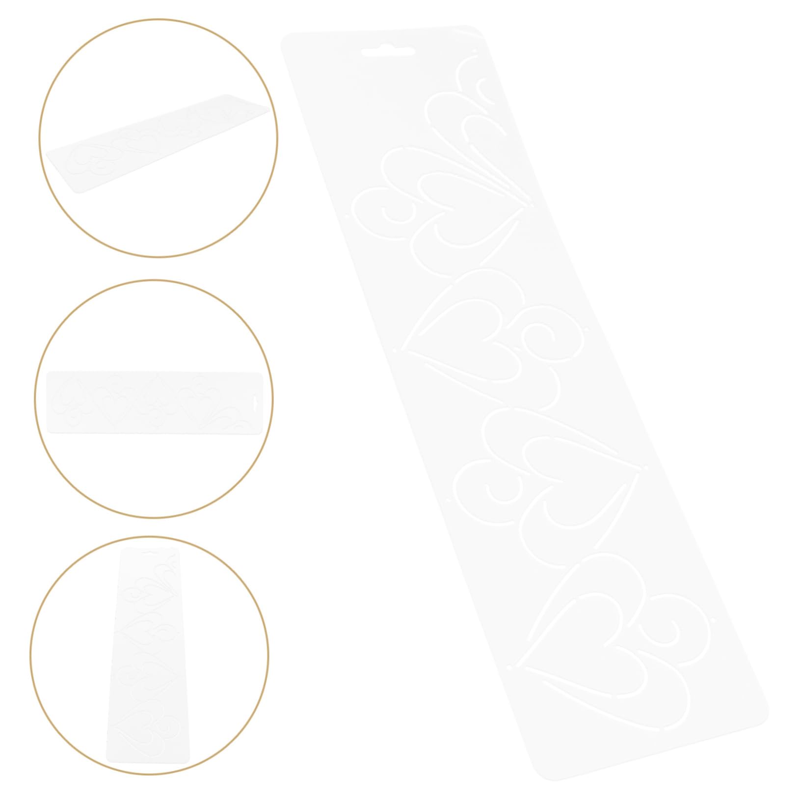 Operitacx 4pezzi Template Per Patchwork e Quilting Ruler Riutilizzabile Strumento Per Per Per Iniziare Fantastici