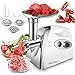 Produktbild Nestling Fleischwolf, 2800W elektrischer Fleischwolf, Edelstahl, Wurstmaschine für Würstchen, multifunktionales Küchengerät(weiß)