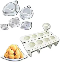 Kit Fabrica De Coxinha 8 + Molde Pastel Fogazza Risole Com 5