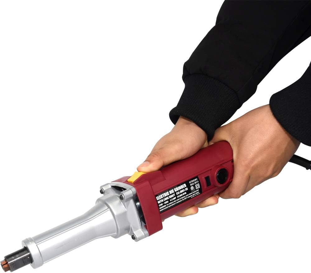 EJWOX 1/4 in. 4.3 Amp Heavy Duty Long Shaft Electric Die Grinder