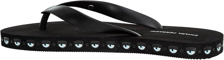Infradito Chiara Ferragni logomania donna black  CF2813_001