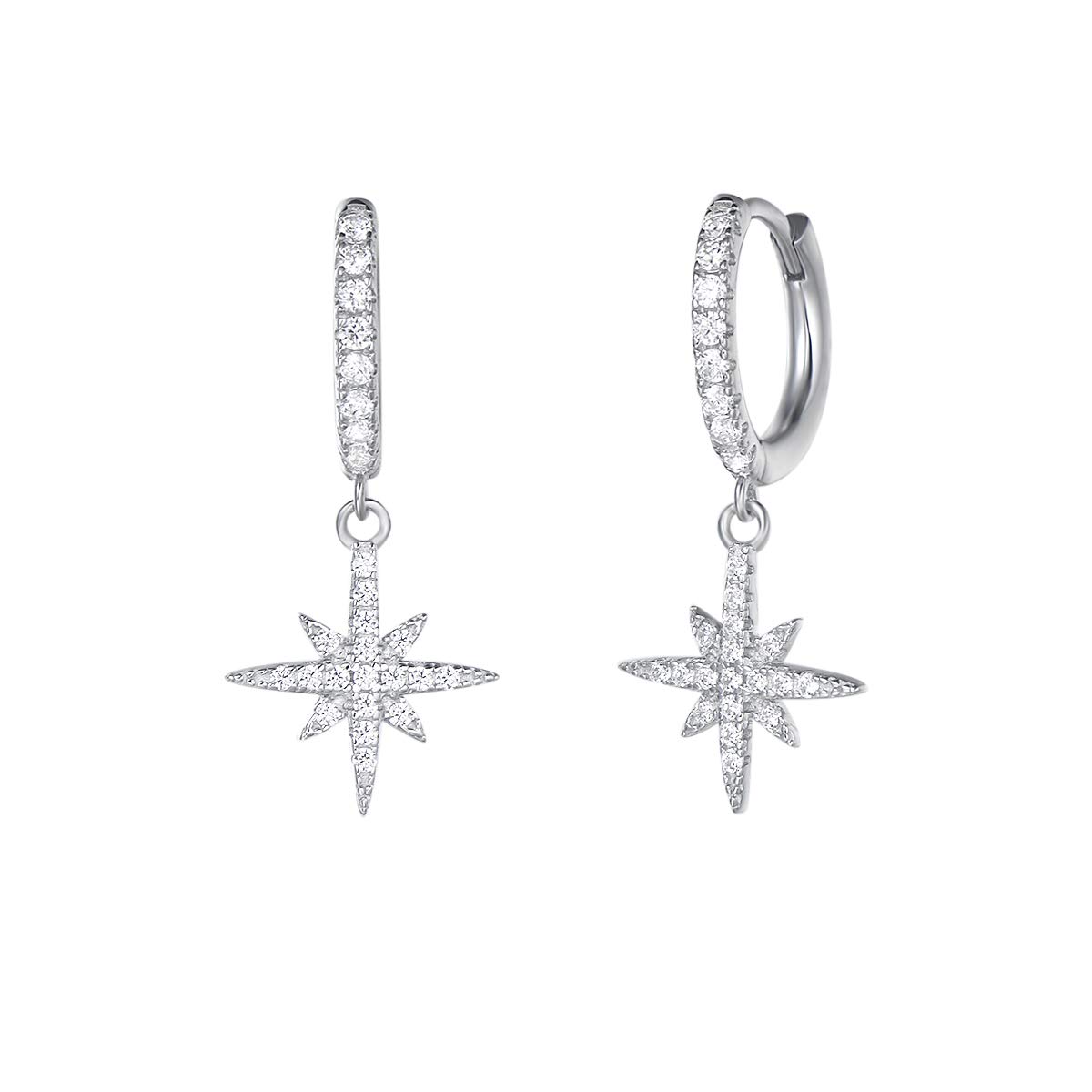 Orecchini a Cerchio a Forma di Cammello/Cavalluccio Marino/Granchio/Tartaruga di Mare in Argento 925 Gioielleria per Donna Ragazze Bijoux