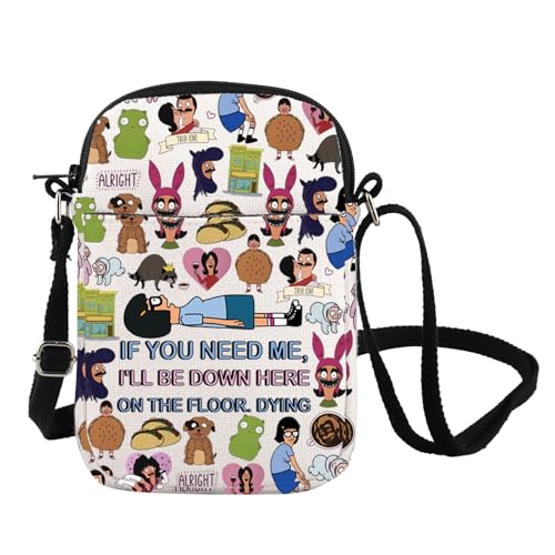 Tv Show Inspire Gift Tina Belcher Crossbody Bag Cartoon TV Show Merchandise Inspired Gift For Tina Fans - Main Image