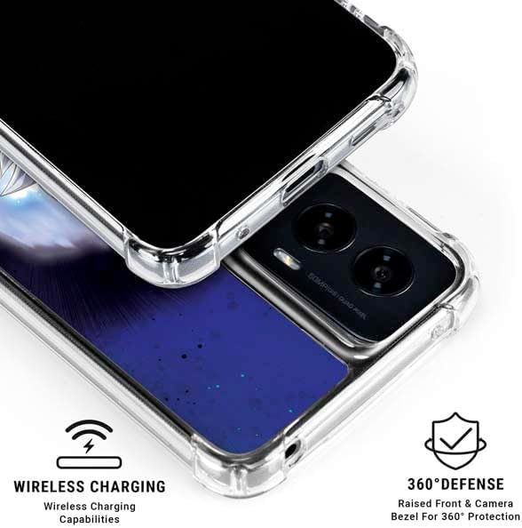Skinit Clear Phone Case Compatible with Moto G Power 5G (2024) - Officially Licensed Dragon Ball Super Goku Ultra Instinct Design