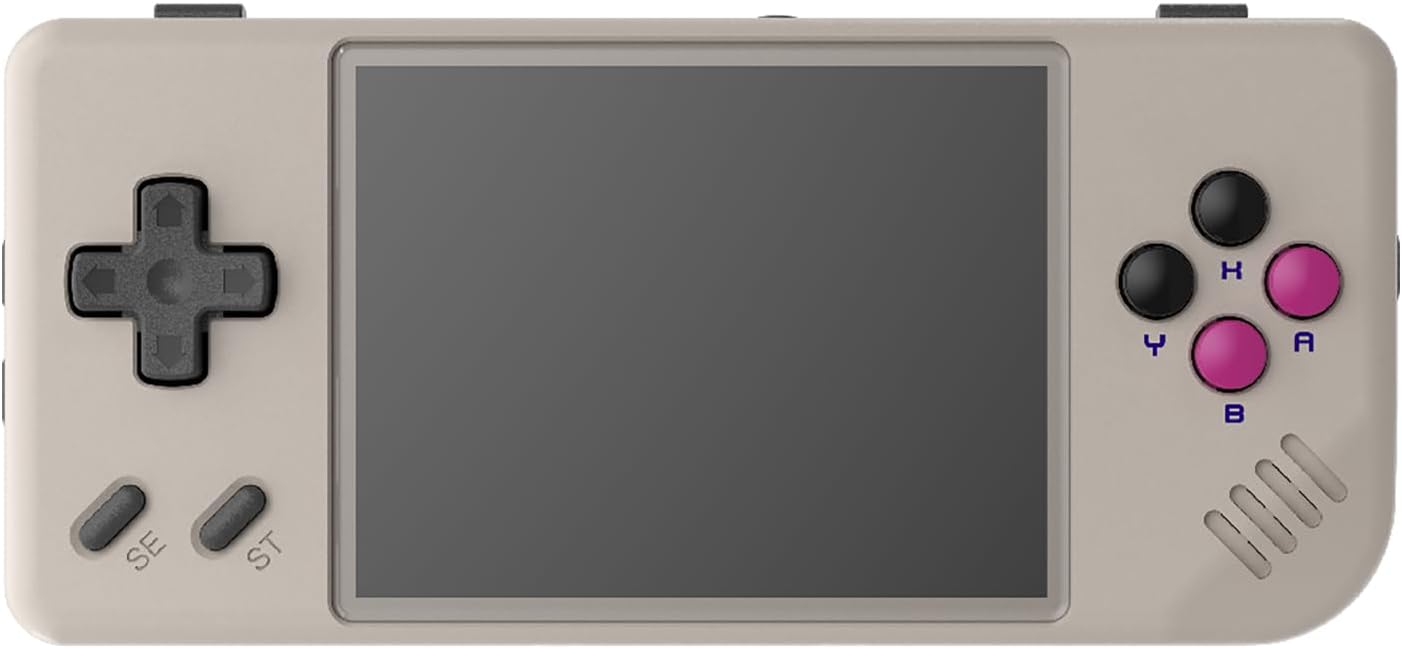 RG28XX Handheld Game Console with 640*480 2.83 Inch IPS Screen Built-in 5500+ Games 3100mAh Battery Linux System Support HDMI TV Output Multimedia Player (Gray)