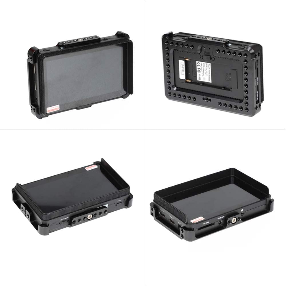 CAMVATE Monitor Cage Bracket for FeelWorld F6 Plus 5.5" Display - 2497