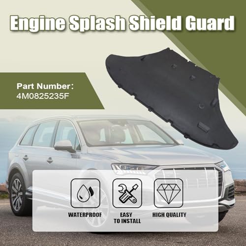 Image of Priprilod Engine Splash Shield Guard Compatible With Audi Q7 4M S-Line 2015-2019#4M0825235F