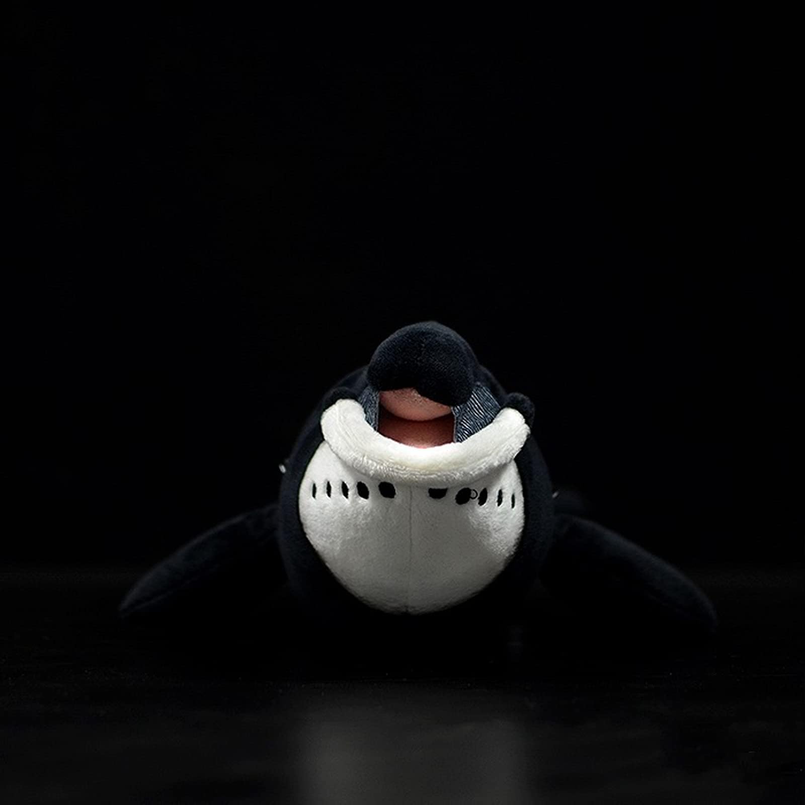 Tiny Heart 17inch Simulated Bowhead whale Plush Toy, Realistic Soft Plush Stuffed Whale Animal Toys - Image 3