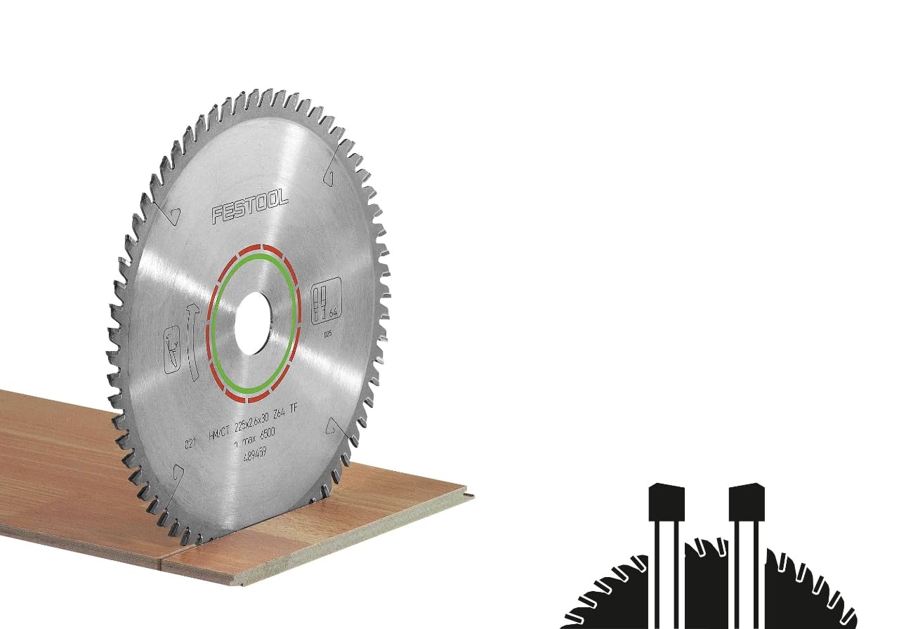Festool Silver 494606 Special Saw Blade 260X2,5X30 Wz/Fa64,