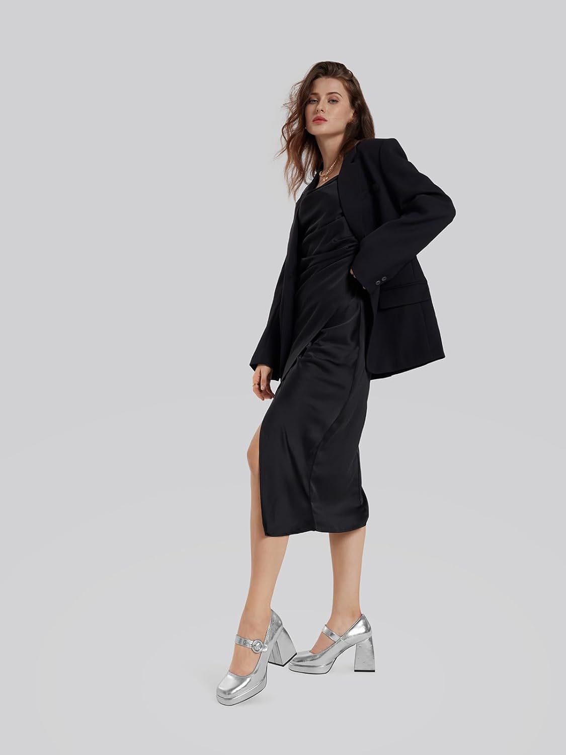 Women Mary Jane Shoes: Comfortable Closed Toe Chunky Heels, 2026 Trendy Dress Shoes Prom Formal Graduation Platform Pumps Size 6-11 - Image 5