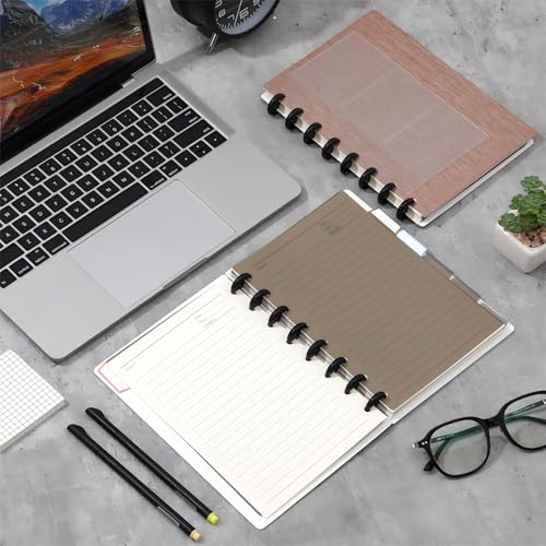 Carnet A5 à disques personnalisable et rechargeable Jetec pour optimiser vos notes