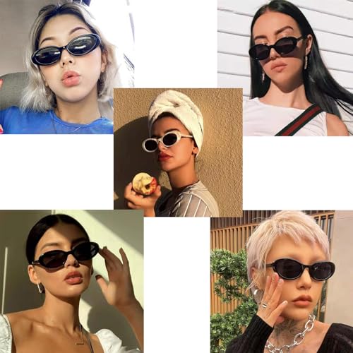 Retro Oval Sunglasses for Women and Men Vintage Style Cat Eye Glasses UV400 Protection3