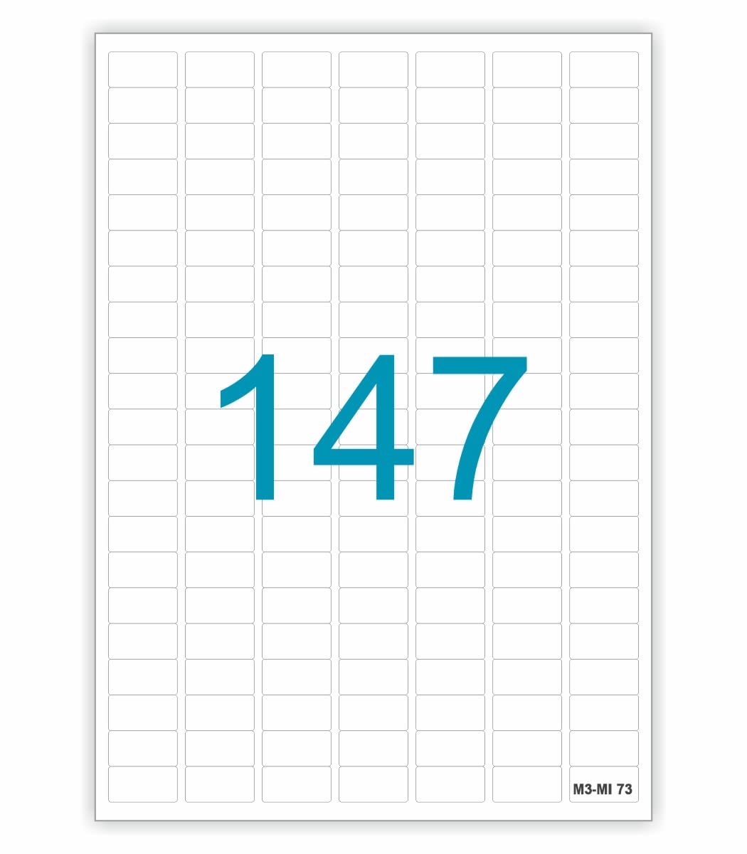 STICKER BAZAAR MI 73 A4 Inkjet/Laser Labels 14700 Labels 100