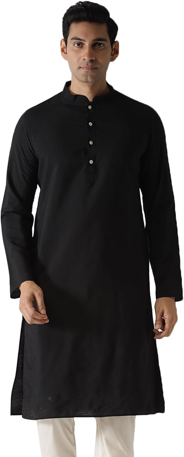 KISAH Men's Kurta - Traditional Indian Ethnic Wear for Men - Ideal for Weddings, Festivals & Celebrations