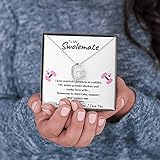 Message Card Jewelry, Handmade Jewelry - To My Swolemate'Someone To' Forever Love Necklace Gift Set