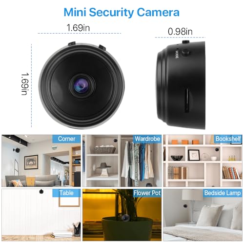Image of A9 WiFi Mini Home Security Camera Night Vision Wireless Surveillance l (Spy Camera)
