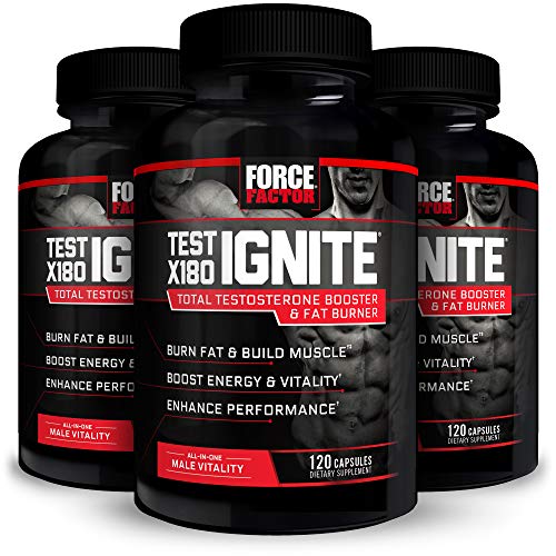 Force Factor Test X180 Ignite, 3 Pack, 360 Count