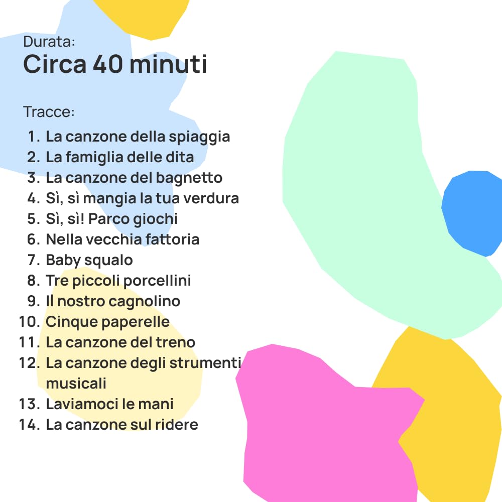 FABA Personaggio Sonoro, le Canzoni di CoComelon, Bambini 1-3 Anni, Ascoltabile con i Raccontastorie