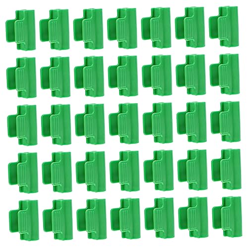 FUNOMOCYA 40個 温室用フィルムクランプ 園芸支柱固定用 ネットロッドクリップ 軽量耐久性あり 滑り止め設計で簡単装着 ガーデニング用フィル