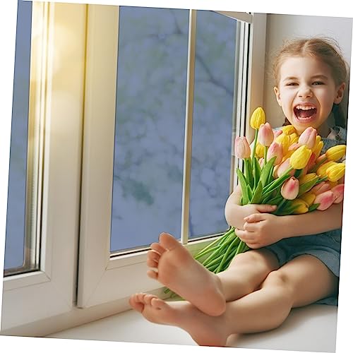 Happyyami film para ventana bloqueo luz plata 200x50 cm miniatura 7