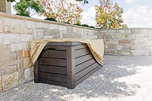 Sturdy Covers Deck Box Defender Cover - All-Season Outdoor Deck Box Cover (Black, Large) - Image 4