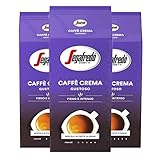 Lieferumfang 3 x 1000g Segafredo Caffe Crema Gustoso