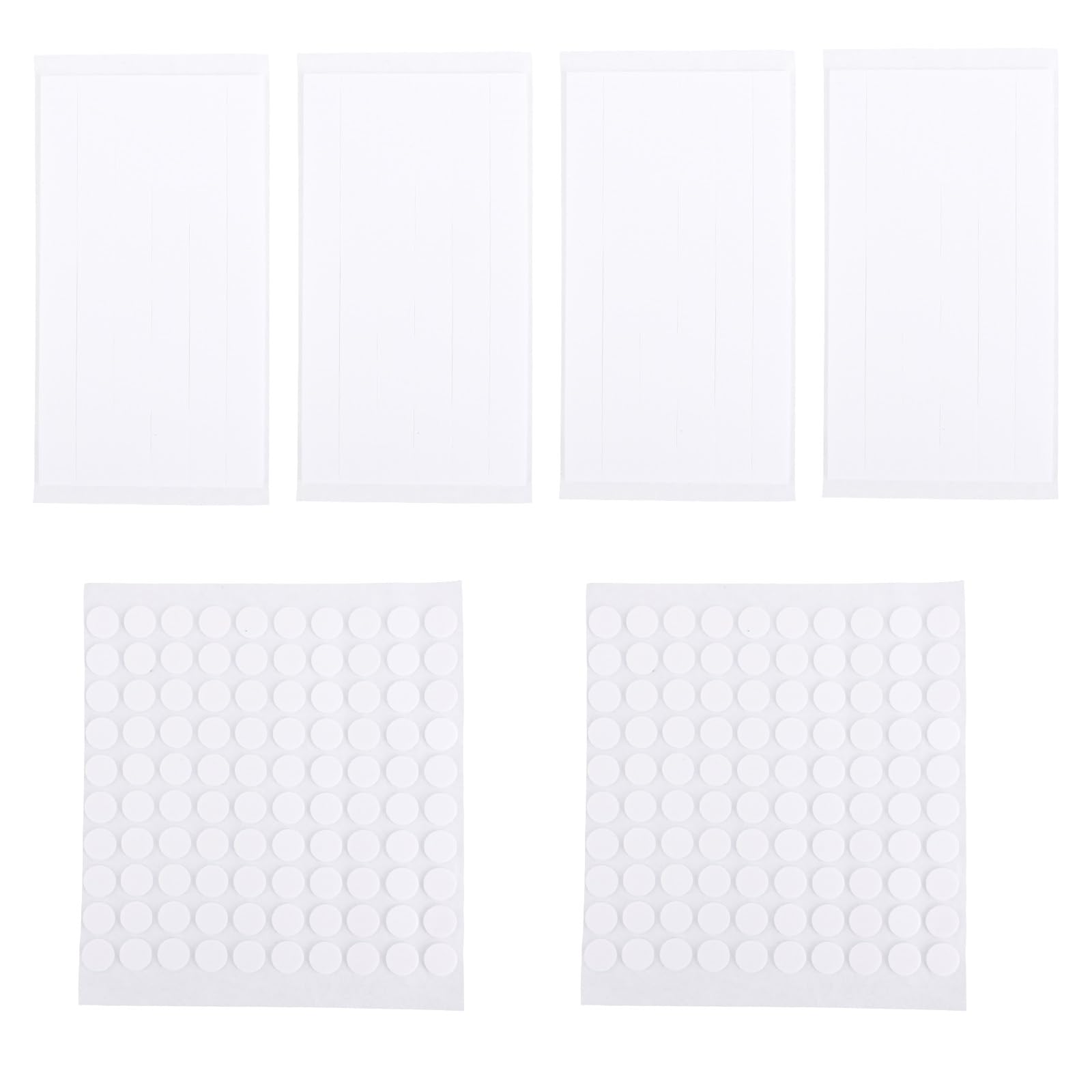 Gosknor 6 Sheets/860 Pcs Double Sided Foam Squares, Double Sided Sticky Pads Self-Adhesive Precut 3D Glue Foam Tape for DIY Craft Supplies