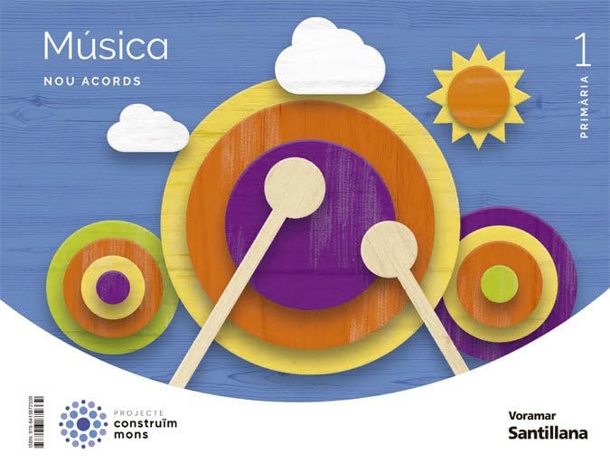 MUSICA NOU ACORDS 1 PRIMARIA idéal pour les cours de musique sur le bureau des écoliers