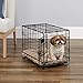 MidWest Homes for Pets Newly Enhanced Single & Double Door iCrate Dog Crate, Includes Leak-Proof Pan, Floor Protecting Feet, Divider Panel & New Patented Features