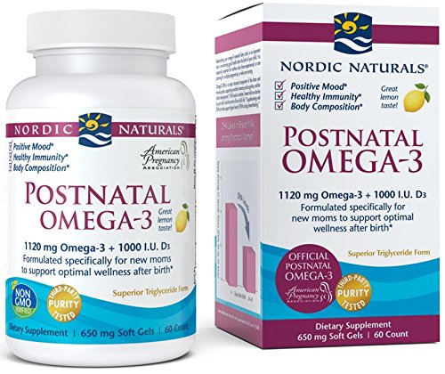 Nordic Naturals Postnatal Omega-3 - Formulated Specifically for New Moms to Support Optimal