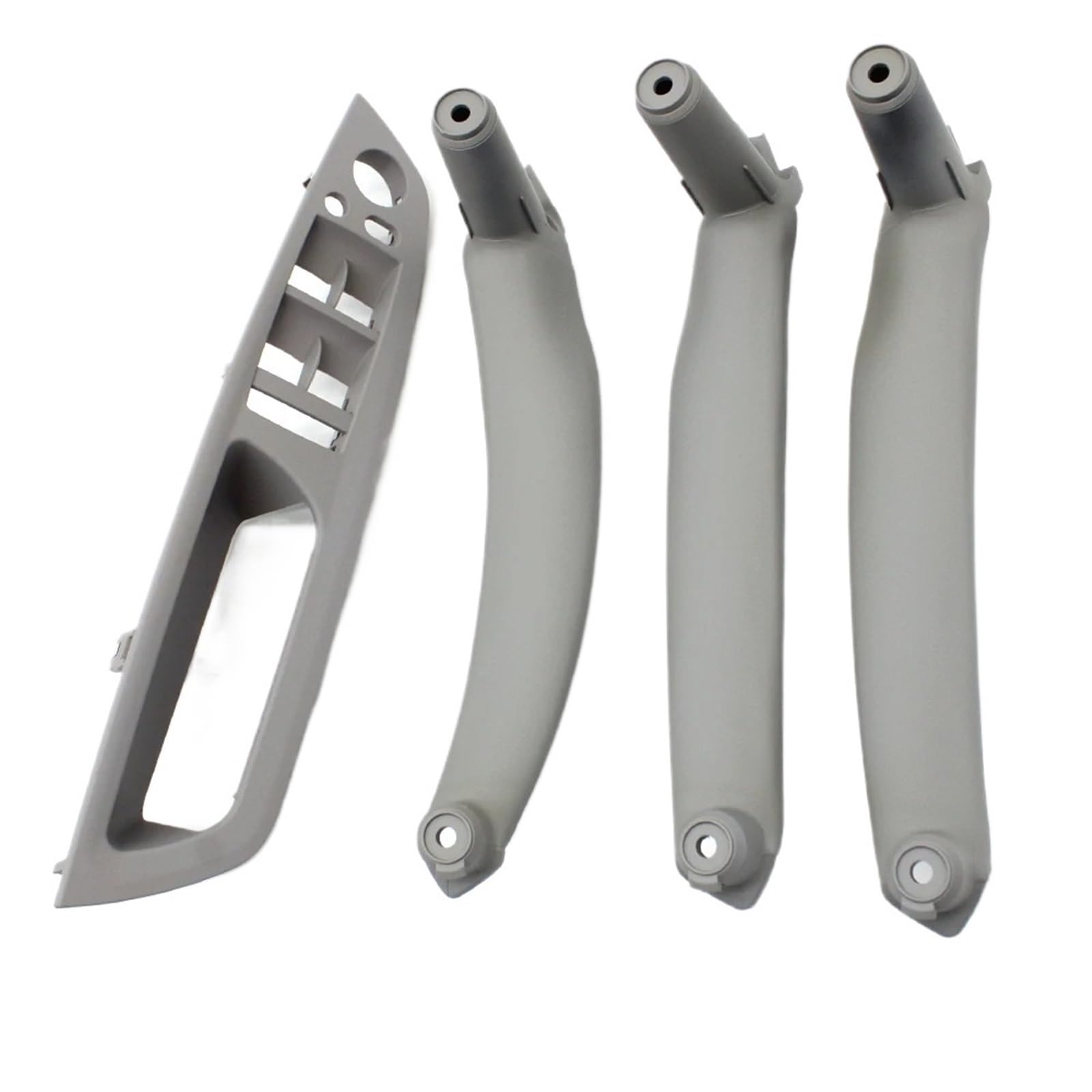 Ppbqrvlf Gray Lhd 4Piece Front Interior Pull Lhd Rhd Upgraded Interior Door Armrest Cover Pull Handle For Bmw For X5 For X6 E70 E71 E72 2007-2014 Door Handle(Gray Lhd 4Piece)
