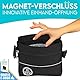 HUND IST KÖNIG Leckerlietasche für Hunde mit Einhand-Magnet-Verschluss, 2 Zip-Fächer, herausnehmbare Innentasche, Leckerlibeutel für Hunde fürs Gassi & Hundetraining, inkl. Trainings-eBook