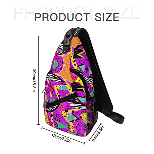 Sling Bag For Women Men Sling Backpack Small Crossbody Shoulder Bag Travel Hiking Shoulder Chest Bag #TOP7