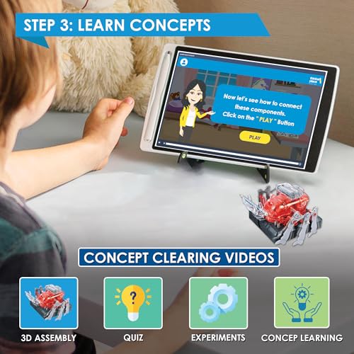Image of Robotic Beetle DIY Kit | Build, Learn & Play | STEM Toy for Kids Age 8+ | Robotics Learning Kit with AR Experience | Fun Educational Game