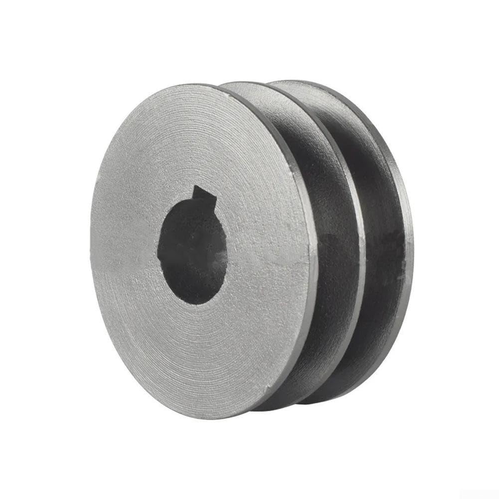 Hasaller Puleggia Per Cinghia A V In Ghisa - Doppia Scanalatura Per Motori E Utensili - Foto 6