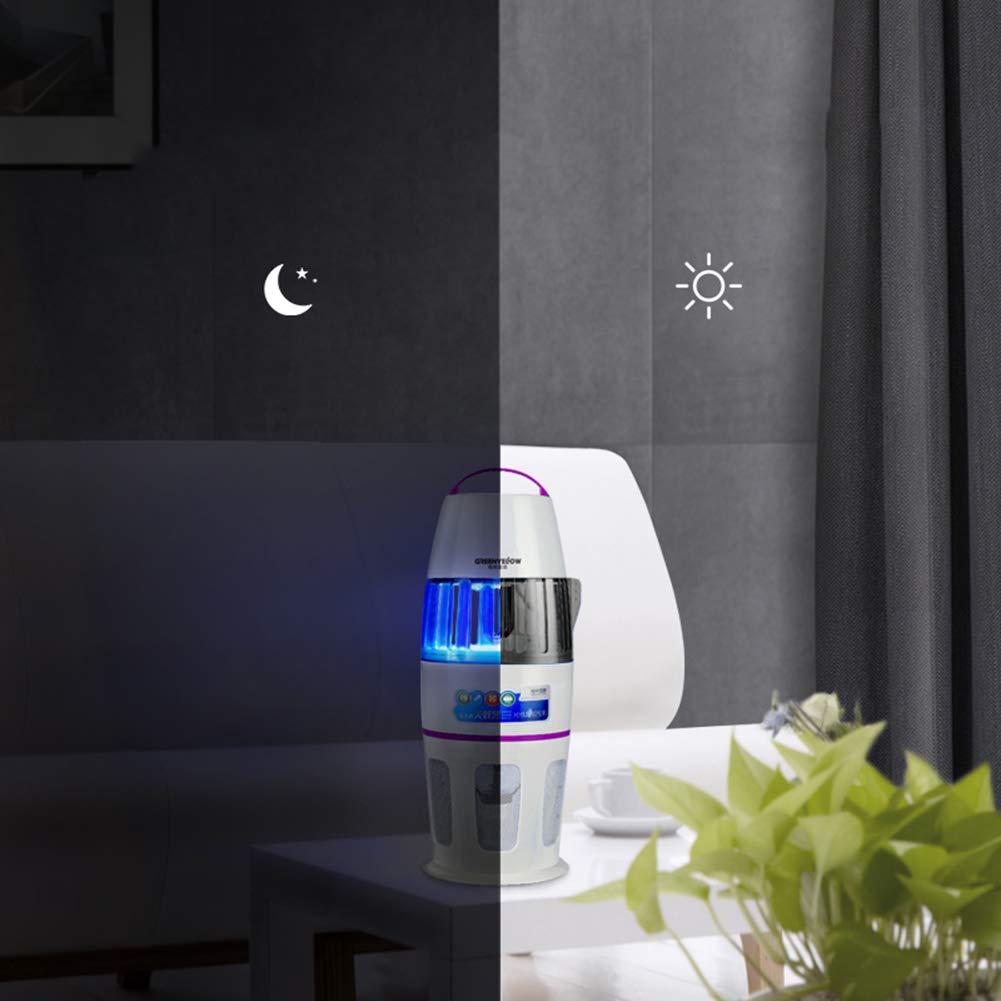 XRX Choque Eléctrico del Enchufe del Asesino del Mosquito del Hogar Repelente Automático del Mosquito del Bebé De La Descarga Eléctrica White