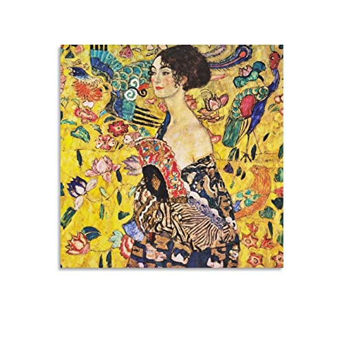 Gustav KlimtOX^tENg̐X|X^[wi1917-1918jx A[gpl |X^[ LoXEH[A[g  ŉ Ǌ| ǂ̊G 24x24inch(60x60cm)