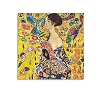 GUSTAV　KLIMT、クリムト、扇を持つ婦人、希少な画集より、新品高級額 51b10GLX7cL._SS200_.jpg
