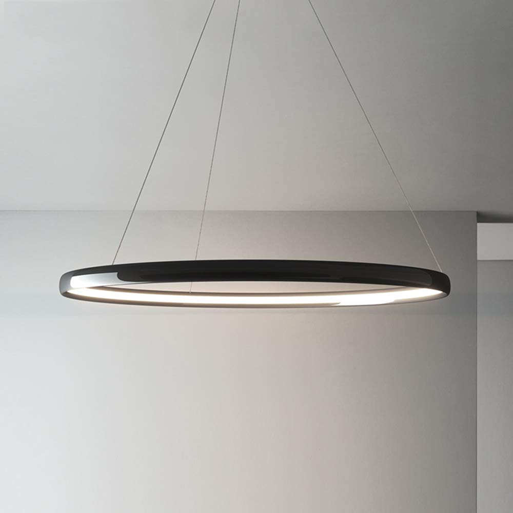 LED Ring Design Pendelleuchte 31W Hängelleuchte esstisch Pendellampe Hängellampe für Küche/Wohnzimmer/Büro/cafe/Arbeitszimmer Dimmbar Fernbedienung Ø50cm