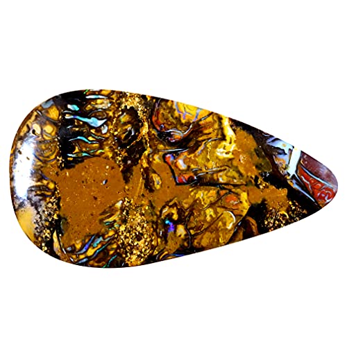 Opale Boulder d'Australie 11.30 ct, une gemme naturelle rare taillée en forme libre