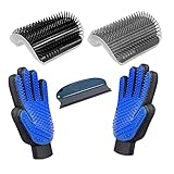 D-BUY 5 Pack Cat Groomer Brush Set, Cat Self Groomers Corner Massage Combs with Catnip, Pet Grooming...